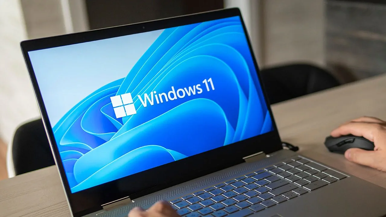 WIndows 11 op een laptop