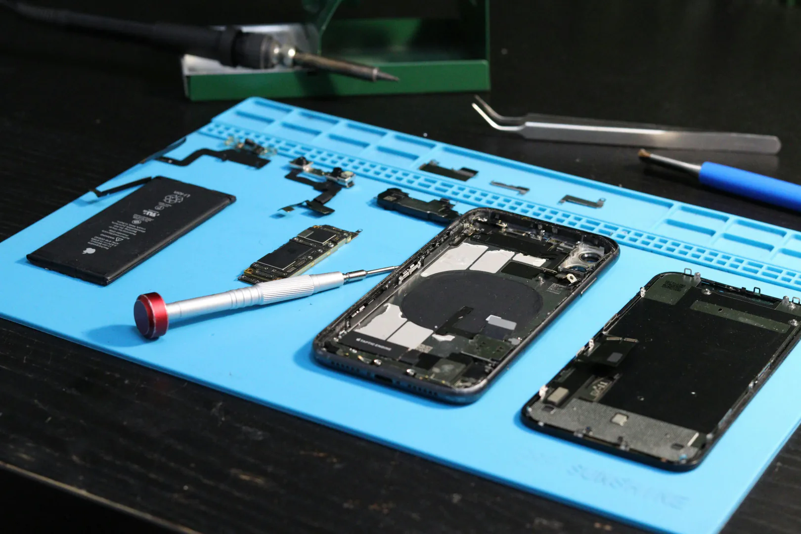 Smartphone herstellingen visual