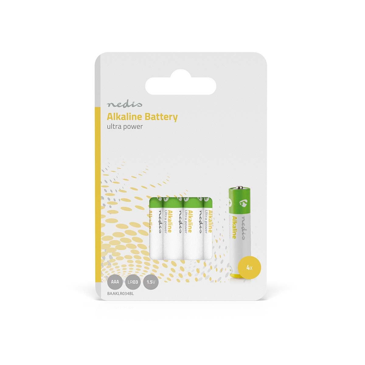 Nedis - Alkaline-Batterij AAA <p class="" data-start="504" data-end="646">Krachtige alkalinebatterijen voor dagelijks gebruik in speelgoed, zaklampen, muizen en meer. Betrouwbaar en duurzaam.</p>