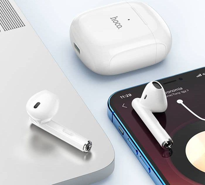 Hoco - TWS In-ear Bluetooth Oortjes <p class="" data-start="604" data-end="737">Stijlvolle draadloze hoofdtelefoon met touchbediening, 4 uur speeltijd en oplaaddoos voor langdurig gebruik.</p> <p class="" data-start="739" data-end="921"></p> - afbeelding 3