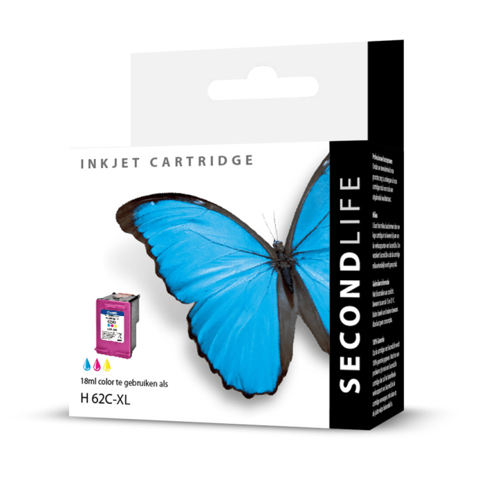 SecondLife - HP 62 XL Kleur