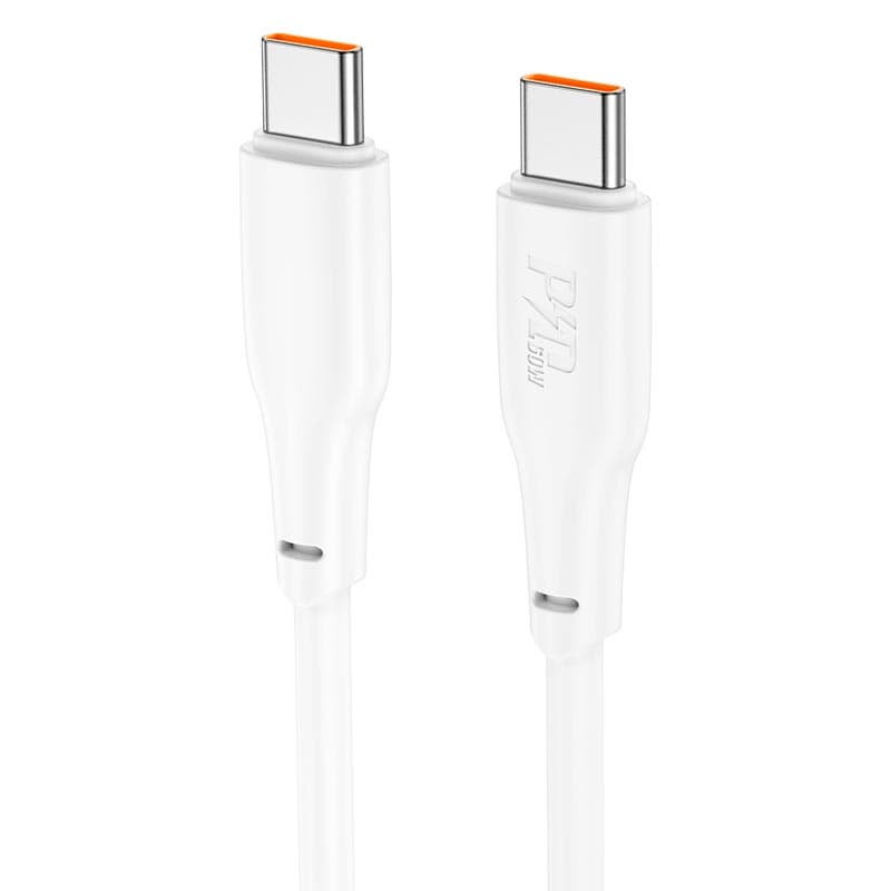 Hoco - USB-C kabel Deze Hoco USB-C kabel is geschikt voor snel opladen en gegevensoverdracht tussen USB-C apparaten. De kabel biedt een solide verbinding en ondersteunt de nieuwste snellaadtechnologieën. - afbeelding 4