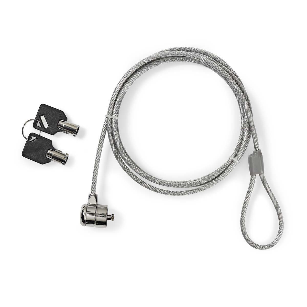 Nedis - Laptop-Slot <p class="" data-start="419" data-end="534">Beveilig je apparatuur snel en eenvoudig met dit 1,8 meter lange kabelslot met 2 sleutels.</p> - afbeelding 2