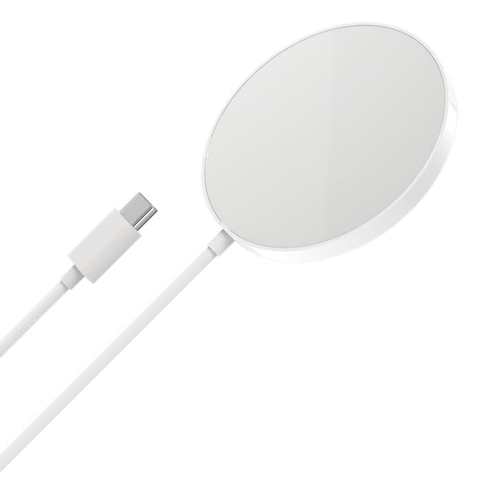 Hoco - Draadloze Lader (Qi) iPhone / Android <p class="" data-start="659" data-end="813">Magnetische draadloze oplader (15W) voor Qi-apparaten zoals iPhones, Android-toestellen en TWS-headsets. Inclusief 1m USB-C Kabel.</p> - afbeelding 2