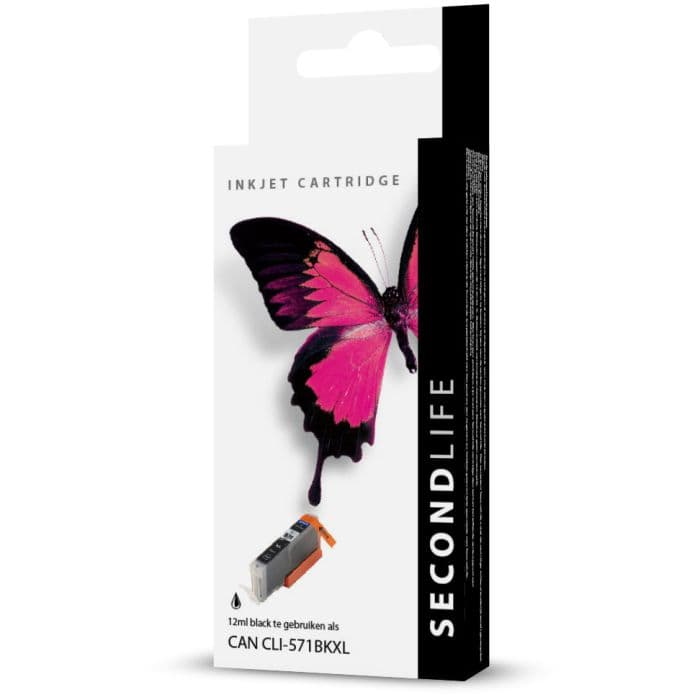 SecondLife - Canon CLI 571 XL Zwart