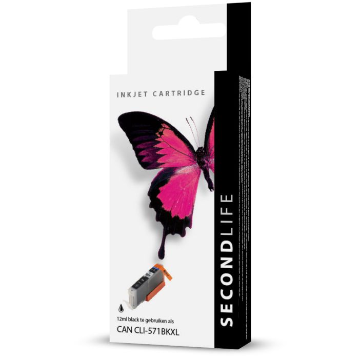 SecondLife - Canon CLI 571 XL Zwart