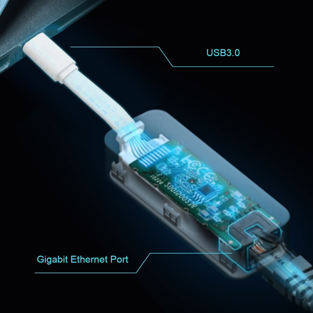 TP-Link - USB-C / Ethernet Adapter <p class="" data-start="350" data-end="460">Supersnelle USB-C naar Ethernet-adapter (1000 Mbps) – ideaal voor laptops en tablets.</p> - afbeelding 5