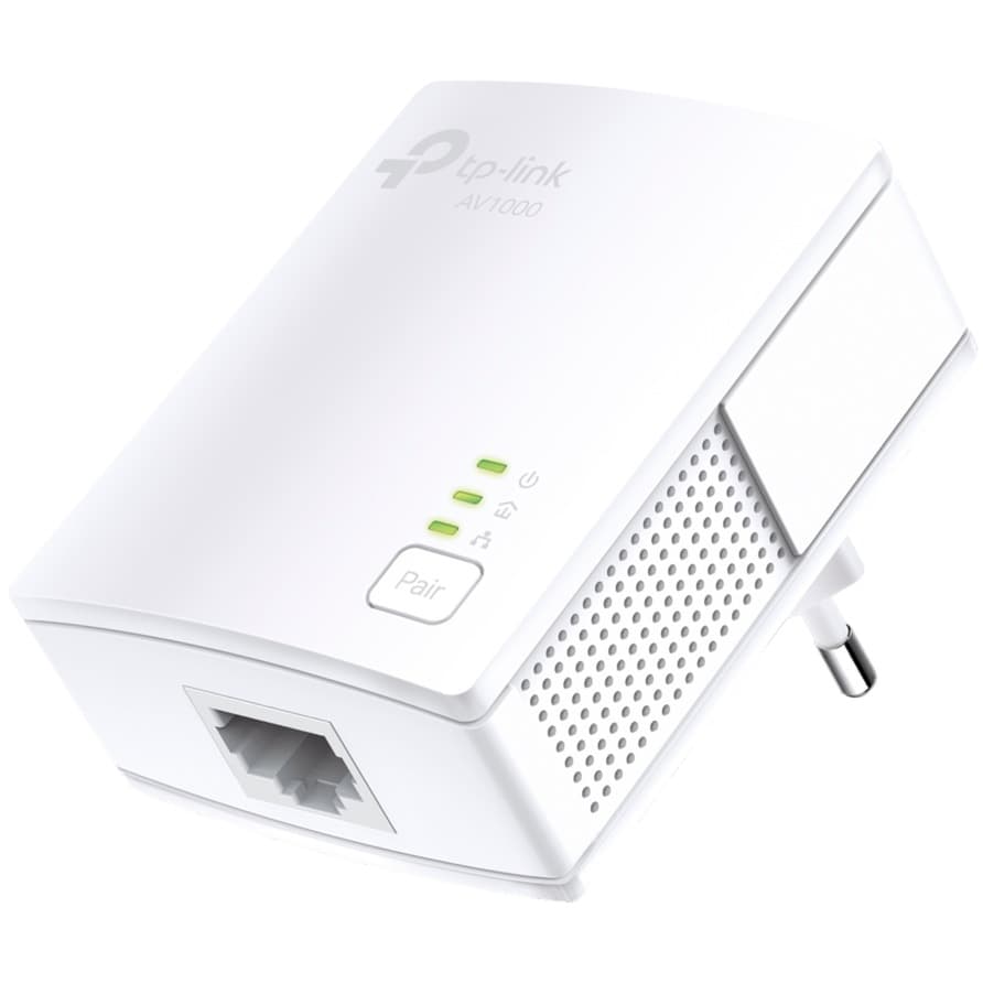 TP-Link - Powerline AV 1000 Kit Met de TP-Link TL-PA7017 KIT geniet je van snelle en betrouwbare internetverbindingen via je bestaande stroomnet, met overdrachtssnelheden tot 1000 Mbps. Ideaal voor desktops, smart-tv's of gameconsoles. Plug-and-play installatie voor direct gebruik. - afbeelding 4