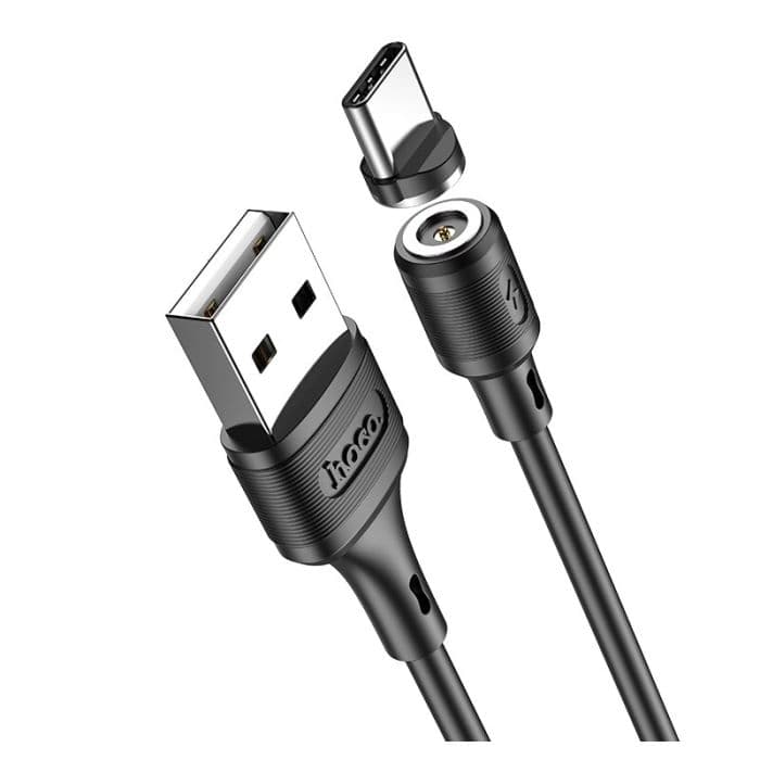 Hoco - Magnetische USB-C Kabel (1m) <p class="" data-start="0" data-end="156">Magnetische oplaadkabel voor USB-C apparaten, zonder gegevensoverdracht. 1 meter lengte voor gemak en vrijheid tijdens het opladen.</p> - afbeelding 4