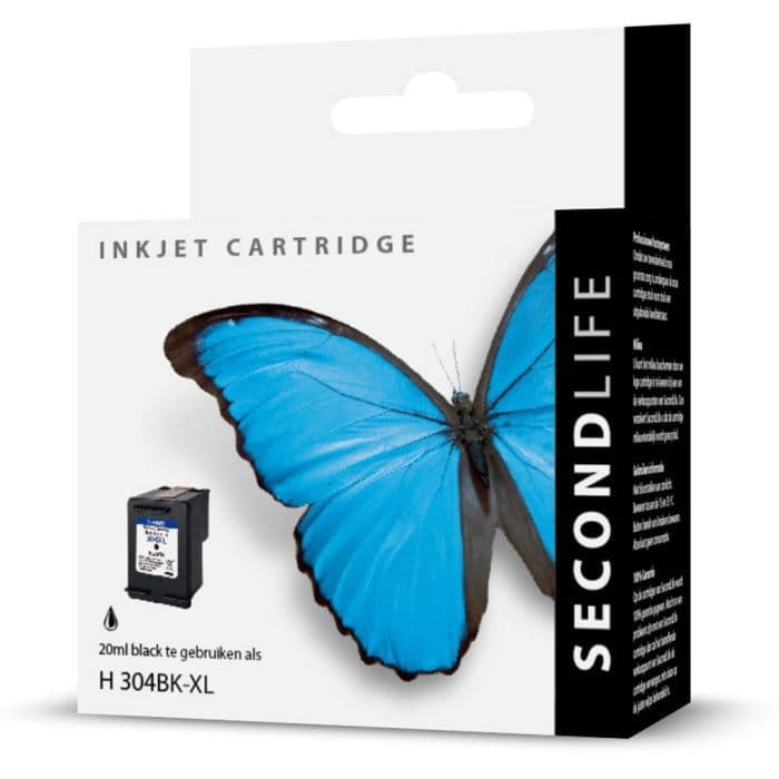 SecondLife- HP 304 XL Zwart - afbeelding 1