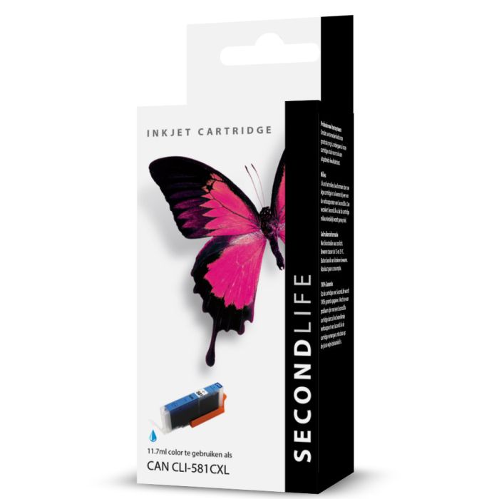 SecondLife - Canon CLI 581 XL Cyaan