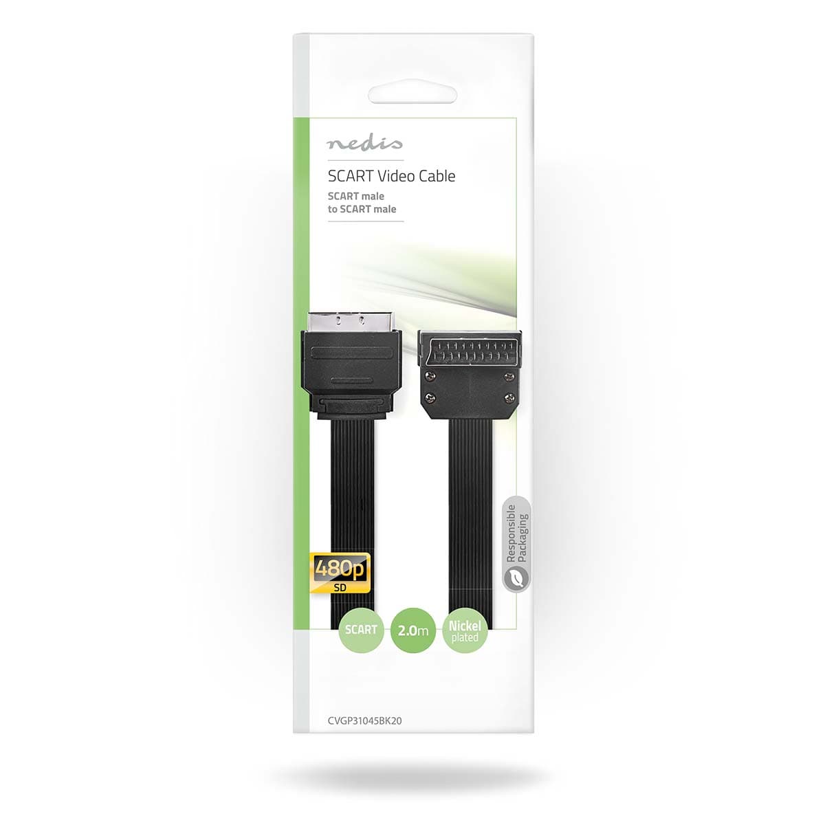 Nedis - 90° Scart Kabel