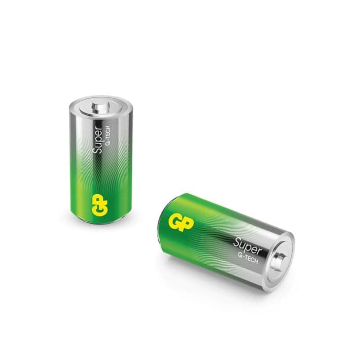GP - Super Alkaline C Batterijen (2-pack) <p class="" data-start="679" data-end="835">De GP Super Alkaline C Baby Batterijen (2-pack) bieden uitstekende prestaties en langdurige energie voor een breed scala aan huishoudelijke apparaten.</p> <h3 class="" data-start="837" data-end="881"></h3> - afbeelding 2