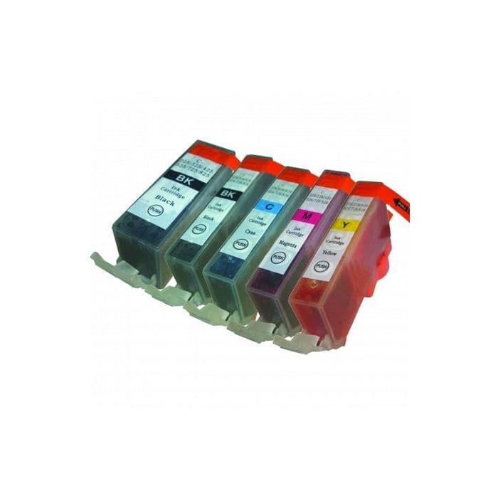 SecondLife - Canon 525 Black & 526 Multipack Deze multipack bevat: PGI-525BK, CLI-526BK,, CLI-526C, CLI-526M, CLI-526Y <strong>Meer printen voor minder geld</strong> Met onze SecondLife cartridges bespaar je direct op jouw printkosten. Onze eigen patronen bevatten meer inkt ten opzichte van het origineel. Door de grotere inhoud, bespaar je enorm op je printkosten. <a href="https://reboot-it.be/diensten/inkt">Ontdek alle voordelen van SecondLife inkt. </a> - afbeelding 2