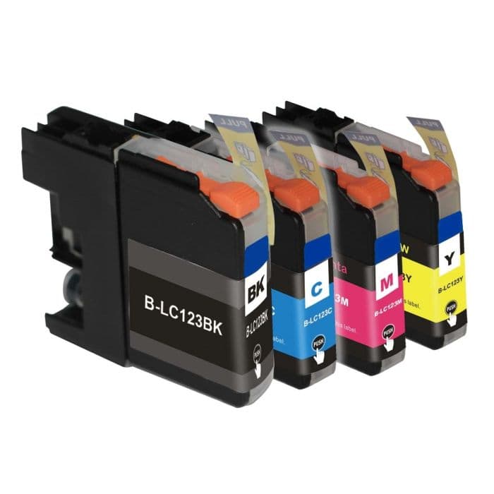 SecondLife - Brother LC 121/LC 123 Multipack Deze multipack bevat: LC123BK, LC123C, LC123M, LC123Y <strong>Meer printen voor minder geld</strong> Met onze SecondLife cartridges bespaar je direct op jouw printkosten. Onze eigen patronen bevatten meer inkt ten opzichte van het origineel. Door de grotere inhoud, bespaar je enorm op je printkosten. <a href="https://reboot-it.be/diensten/inkt">Ontdek alle voordelen van SecondLife inkt. </a> - afbeelding 2