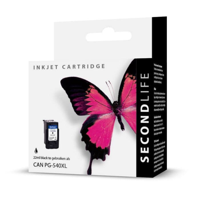 SecondLife - Canon PG 540 XL Zwart - afbeelding 1