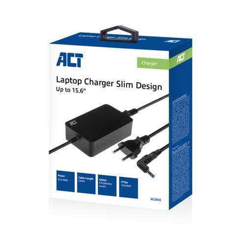 ACT - Universele 65W Laptoplader