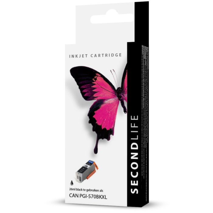 SecondLife - Canon PGI 570 XL Zwart