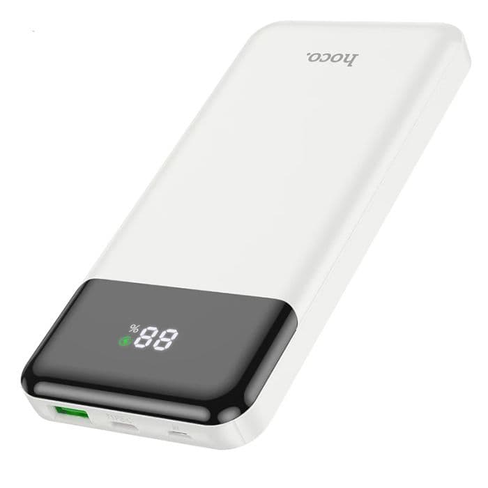 Hoco - Powerbank USB-C QC3.0 <p class="" data-start="0" data-end="152">10000mAh powerbank met USB-A en Type-C poorten, ondersteunt PD3.0, QC3.0 en snelladen. Compact en krachtig voor onderweg.</p> <p class="" data-start="154" data-end="333"></p> - afbeelding 2