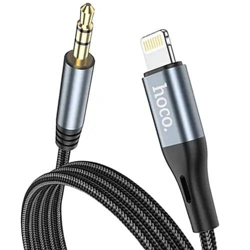 Hoco - Lightning / AUX Kabel 1m - afbeelding 3