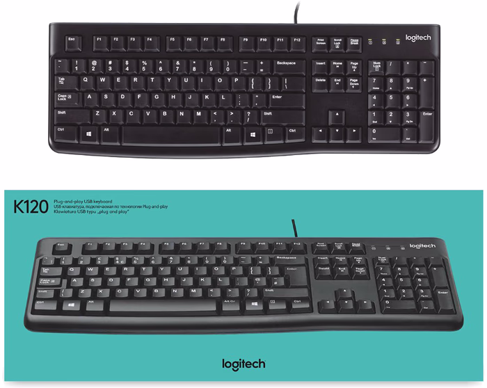 Logitech - K120 Bedraad (AZERTY) Toetsenbord <p class="" data-start="731" data-end="907">Het Logitech K120 AZERTY toetsenbord biedt geruisloos typen, een robuust ontwerp en een eenvoudige plug-and-play USB-verbinding voor dagelijks gebruik.</p> <p class="" data-start="909" data-end="1113"></p>
