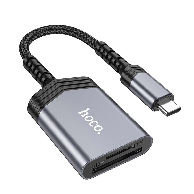Hoco USB-C SD/TF Kaartlezer - afbeelding 3