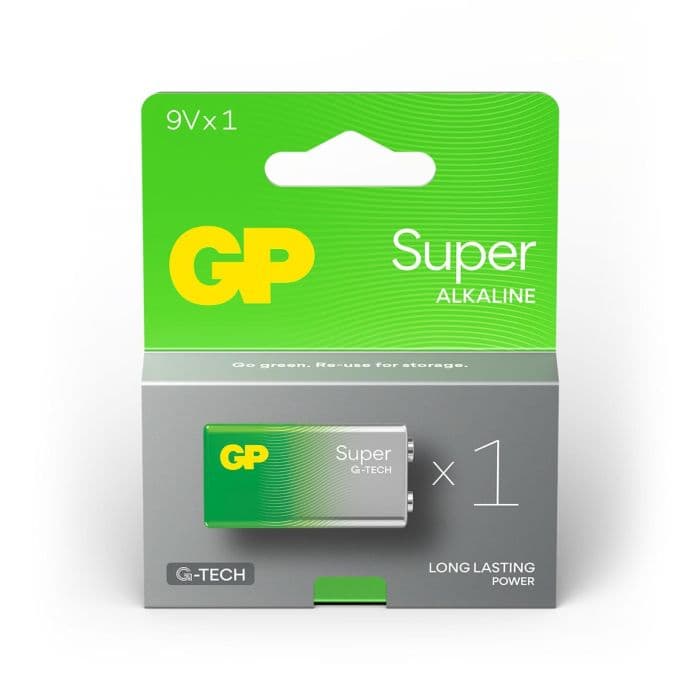 GP - Super Alkaline 9V Blokbatterij