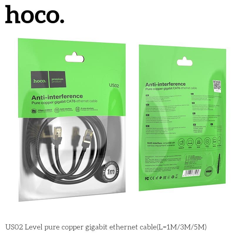 Hoco - UTP Netwerk Kabel CAT6 <p class="" data-start="624" data-end="755">Hoco CAT6 netwerkkabel met hoge datasnelheid en duurzame afwerking voor betrouwbare netwerkprestaties.</p> - afbeelding 1