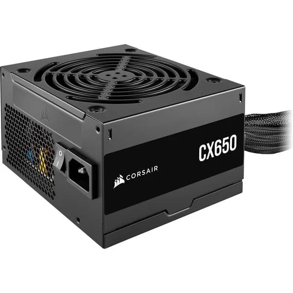 Corsair - CX Series 650 Watt Voeding <p class="" data-start="0" data-end="218">De Corsair CX650 is een 650W voeding met 80 PLUS Bronze-certificering, ontworpen voor stille en efficiënte prestaties. Compact ontwerp en zwarte afwerking maken hem geschikt voor moderne pc's.</p> - afbeelding 2
