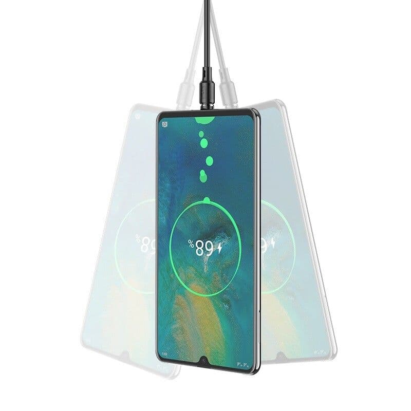 Hoco - USB-C Magnetische Kabel Deze magnetische oplaadkabel biedt een eenvoudige en veilige manier om je USB-C apparaten op te laden zonder gegevensoverdracht. Met een lengte van 1 meter biedt deze kabel voldoende bewegingsvrijheid terwijl je je apparaat oplaadt. - afbeelding 5
