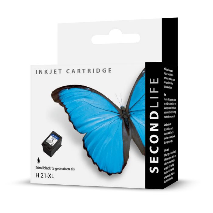SecondLife - HP 21 XL Zwart