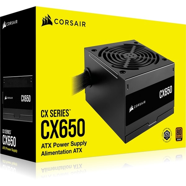 Corsair - CX Series 650 Watt Voeding <p class="" data-start="0" data-end="218">De Corsair CX650 is een 650W voeding met 80 PLUS Bronze-certificering, ontworpen voor stille en efficiënte prestaties. Compact ontwerp en zwarte afwerking maken hem geschikt voor moderne pc's.</p>