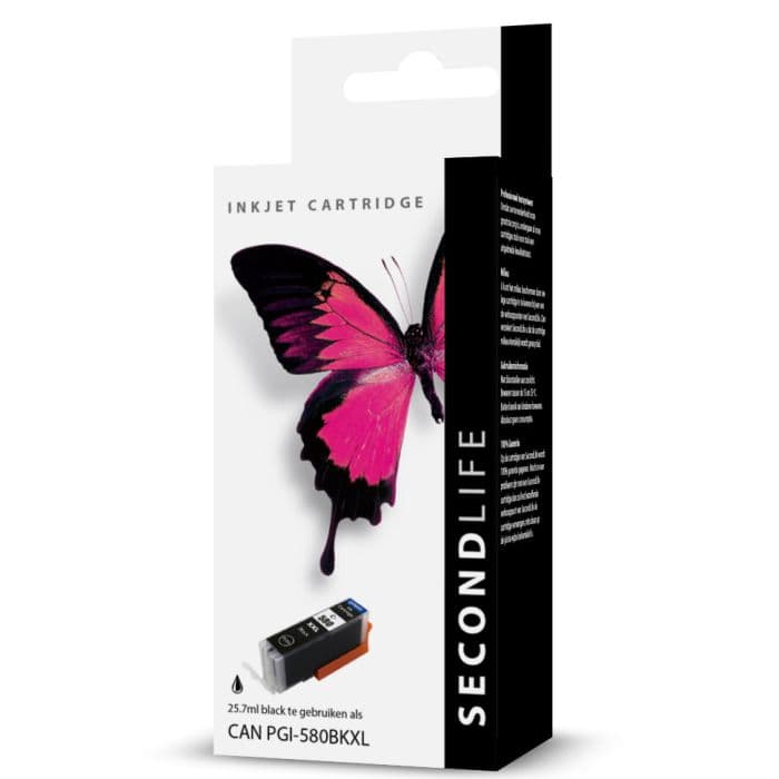 SecondLife - Canon PGI 580 XL Zwart