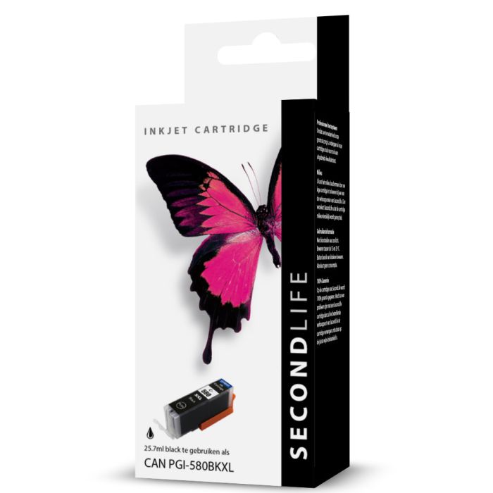 SecondLife - Canon PGI 580 XL Zwart