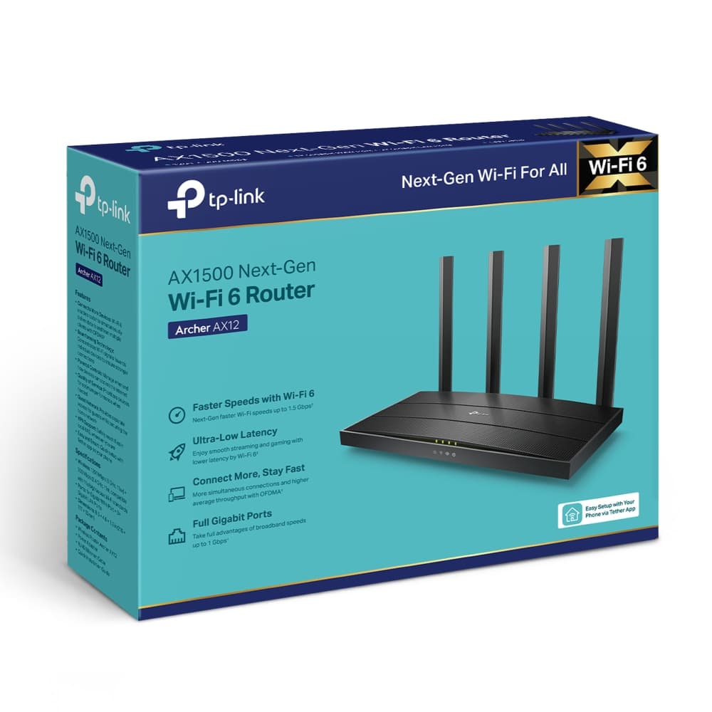 TP-Link - AX1500 Gigabit Wi-Fi 6 Router