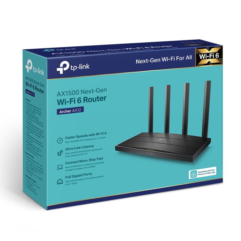 TP-Link - AX1500 Gigabit Wi-Fi 6 Router