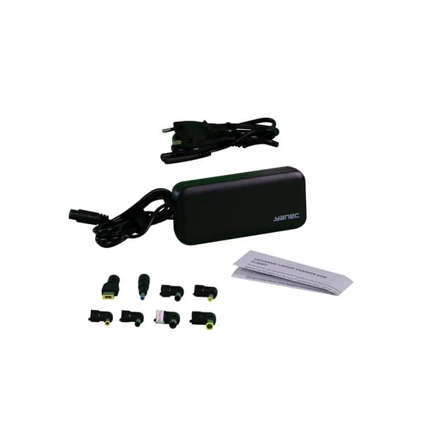 Yanec - Universele 65W Laptoplader <p class="" data-start="0" data-end="176">Yanec universele laptopadapter van 65W met automatische spanningsaanpassing en 8 verschillende connectors. Ideaal voor het opladen van diverse laptops.</p> <p data-start="178" data-end="381"></p> - afbeelding 2