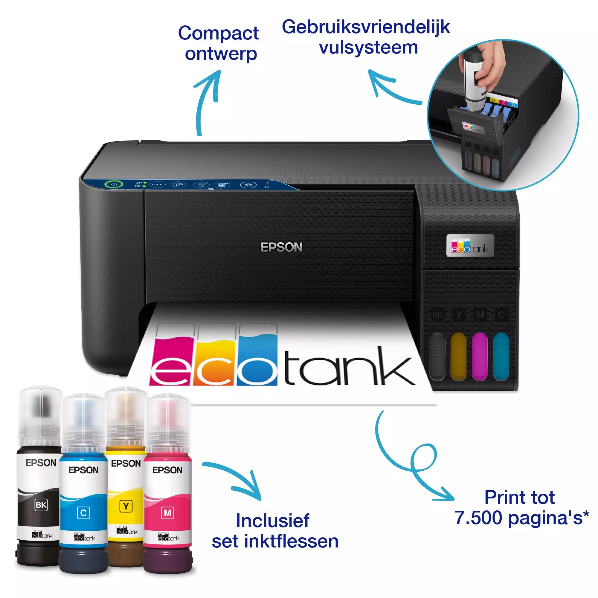 Epson - EcoTank ET-2861 Printer