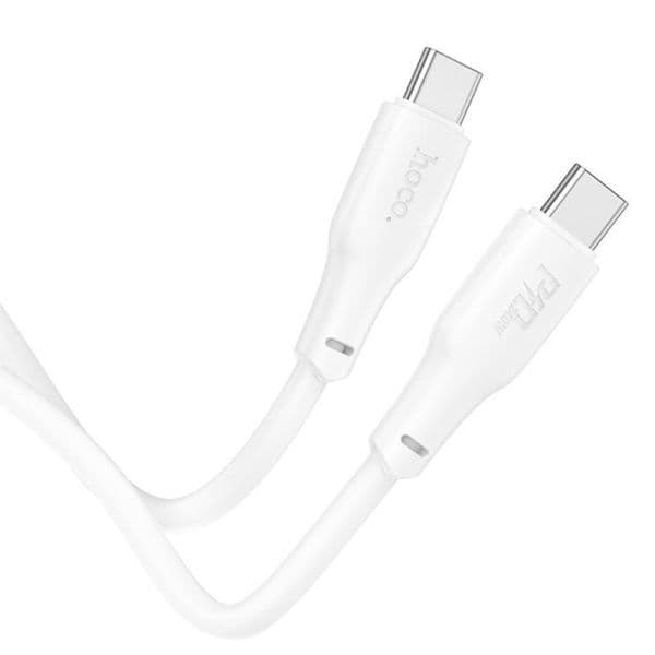 Hoco - USB-C kabel Deze Hoco USB-C kabel is geschikt voor snel opladen en gegevensoverdracht tussen USB-C apparaten. De kabel biedt een solide verbinding en ondersteunt de nieuwste snellaadtechnologieën. - afbeelding 2
