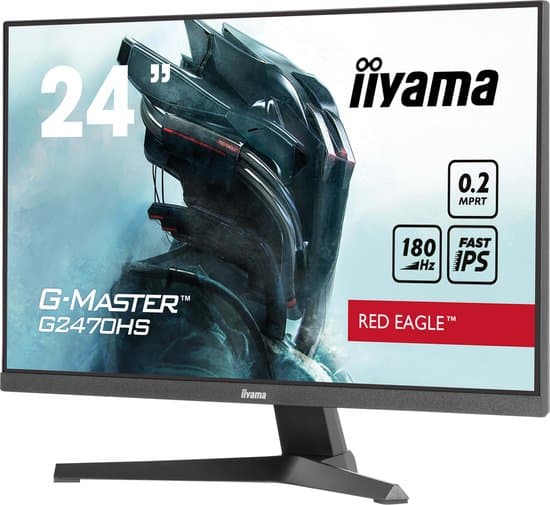 iiyama - G-MASTER 180Hz IPS Gaming Monitor <p class="" data-start="0" data-end="179">Ontketen je gaming skills met de 24-inch G2470HS monitor, 0.2ms MPRT, 180Hz verversingssnelheid, en Adaptive Sync voor vloeiende gameplay en helder beeld.</p> - afbeelding 1